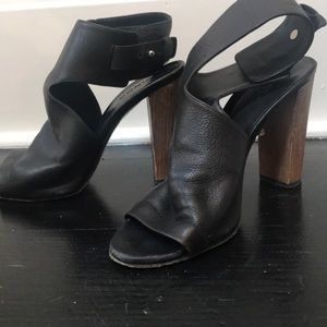Open toe mules